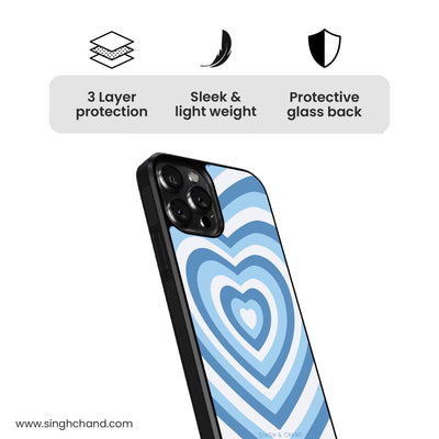 Skyway Blue Glass Phone Case