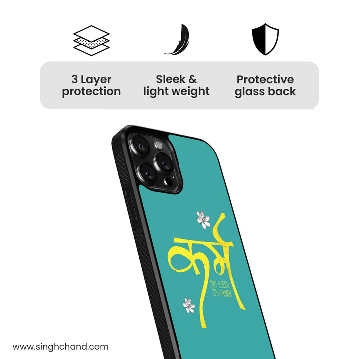 Karma Glass Phone Case