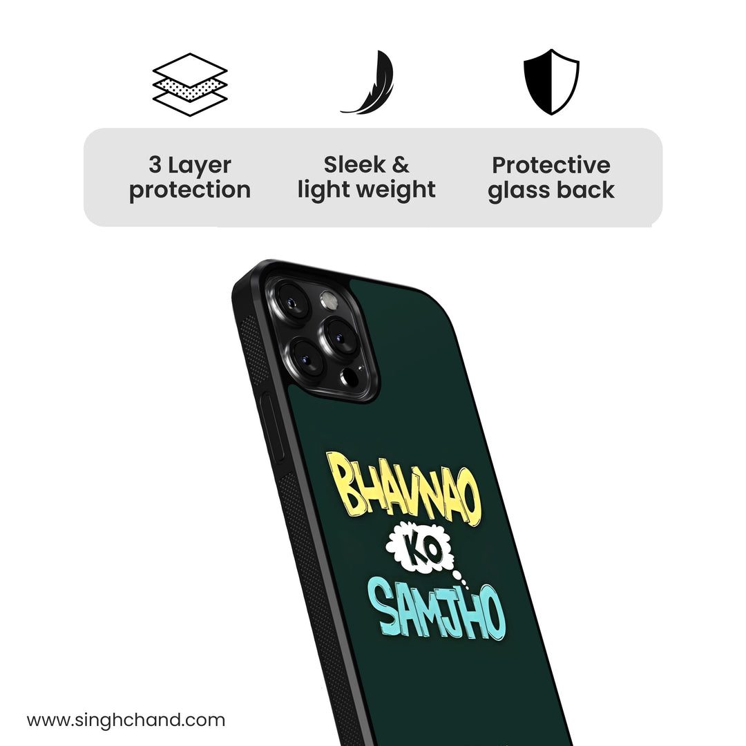 Bhavnao Ko Samjho Glass Phone Case
