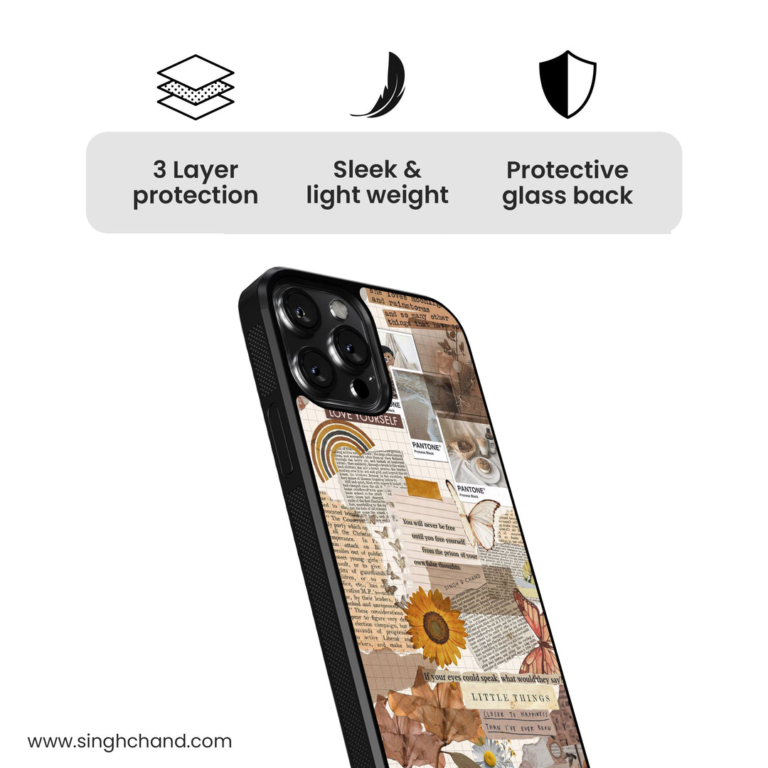 Little Things Glass Phone Case