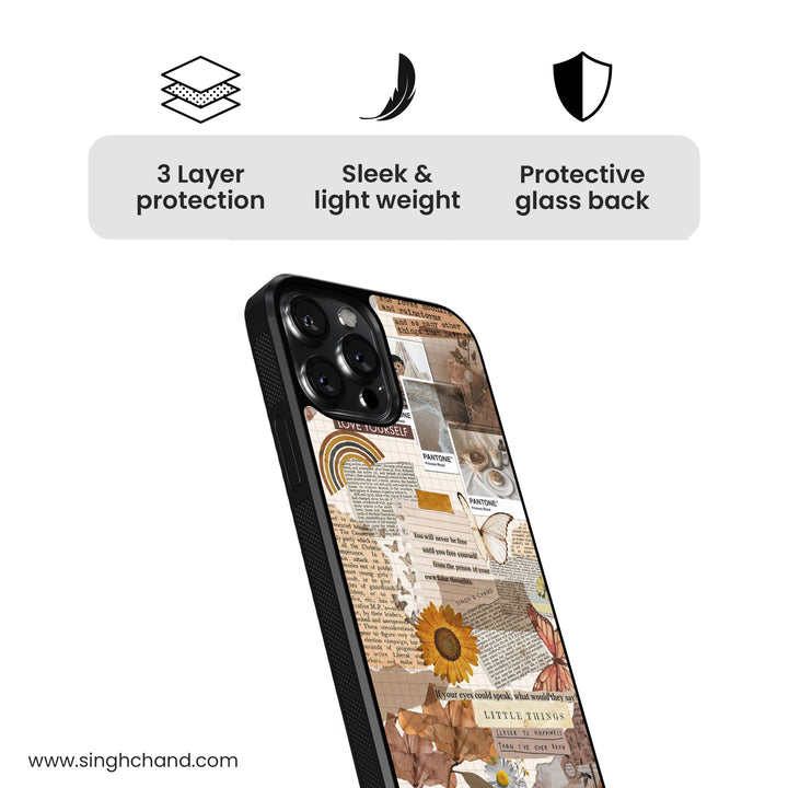 Little Things Glass Phone Case