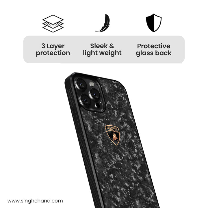 Huracan Glass Phone Case