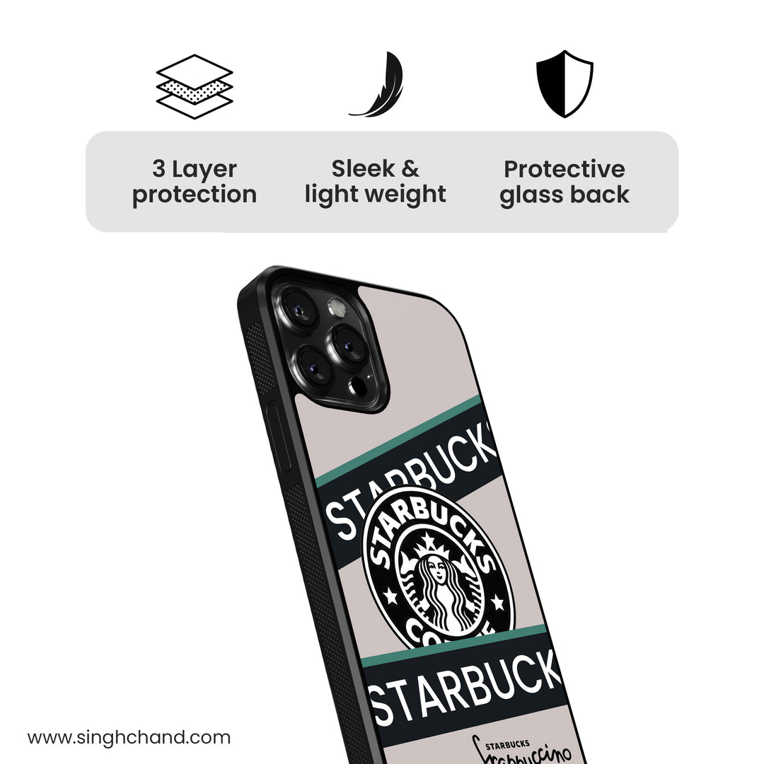 Express Frappuccino Glass Phone Case