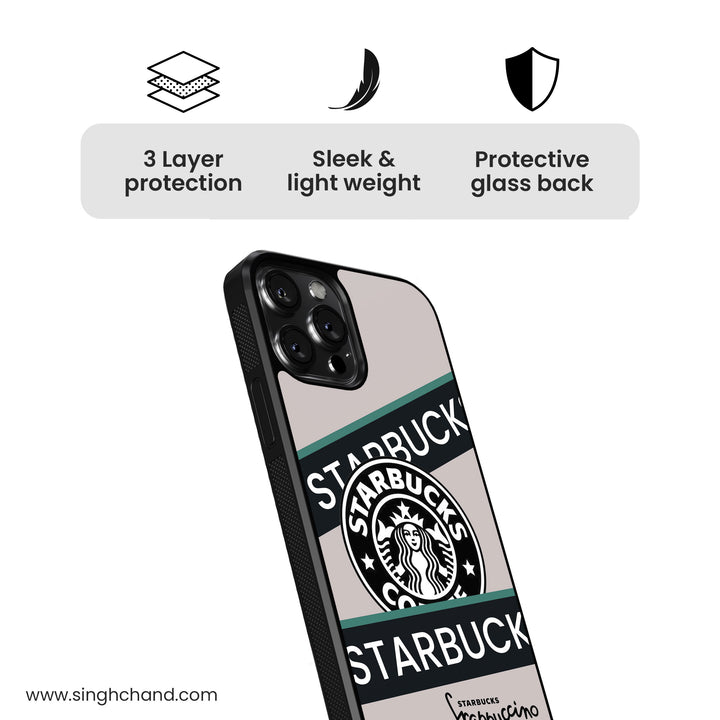 Express Frappuccino Glass Phone Case