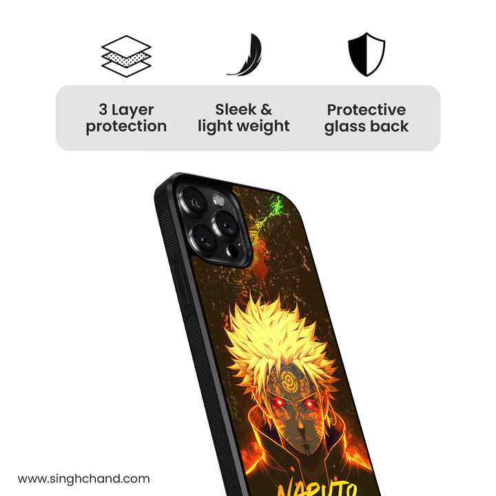 Naruto Ultrapower Glass Phone Case