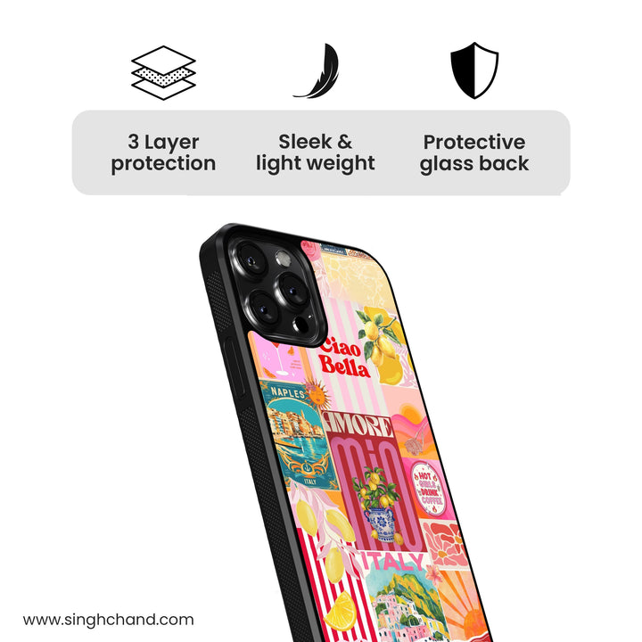 Ciao Chaos Glass Phone Case