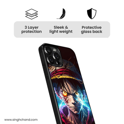 Luffy Glass Phone Case