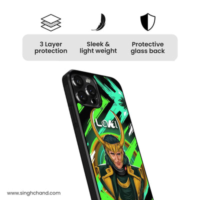 Loki Glass Phone Case