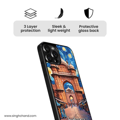 Lucknow Nawabi Elegance City Style Glass Phone Case