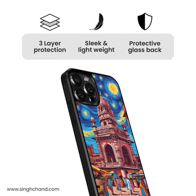 Hyderabad Heritage City Style Glass Phone Case