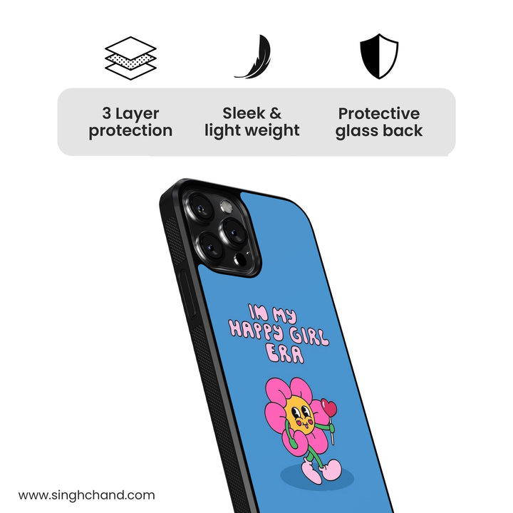 Happy Girl Era Glass Phone Case