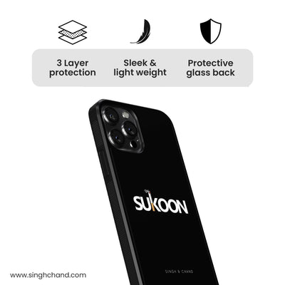 SUKOON PRINT Glass Phone Case