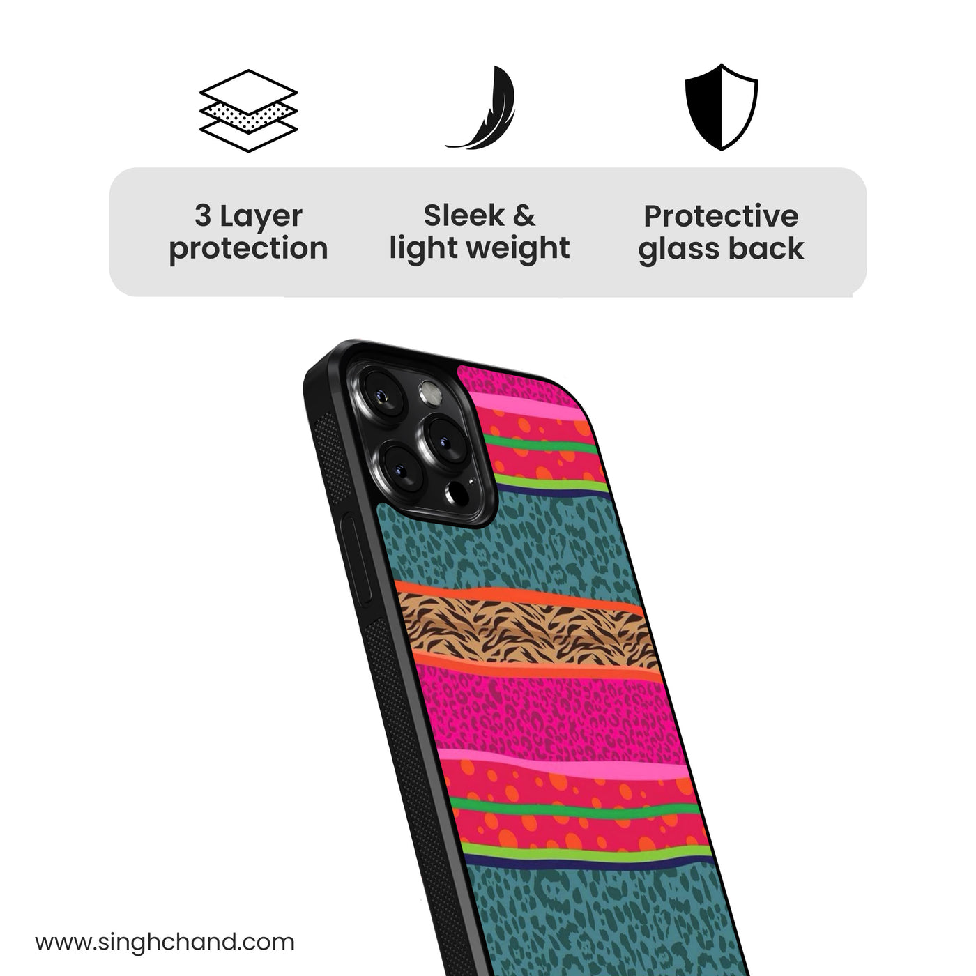 Tribal Aura Glass Phone Case