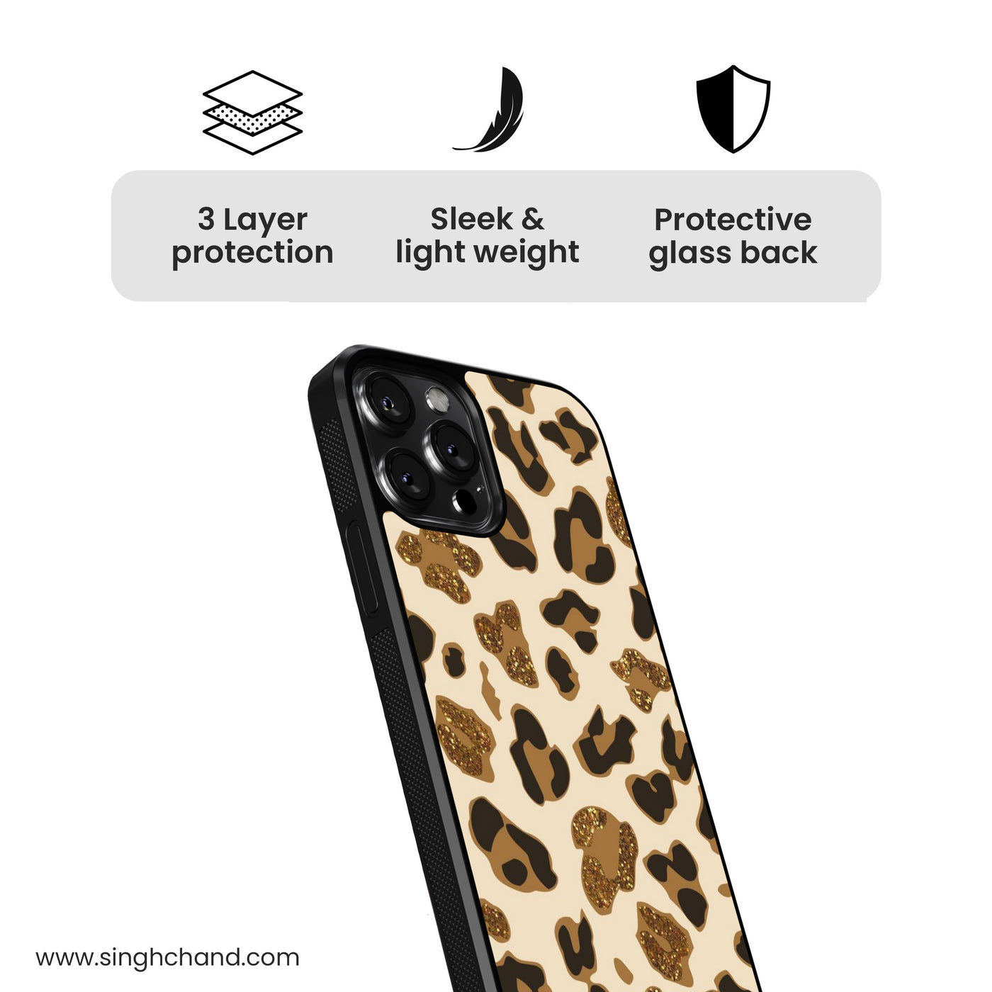 ANIMAL PRINT Glass Phone Case