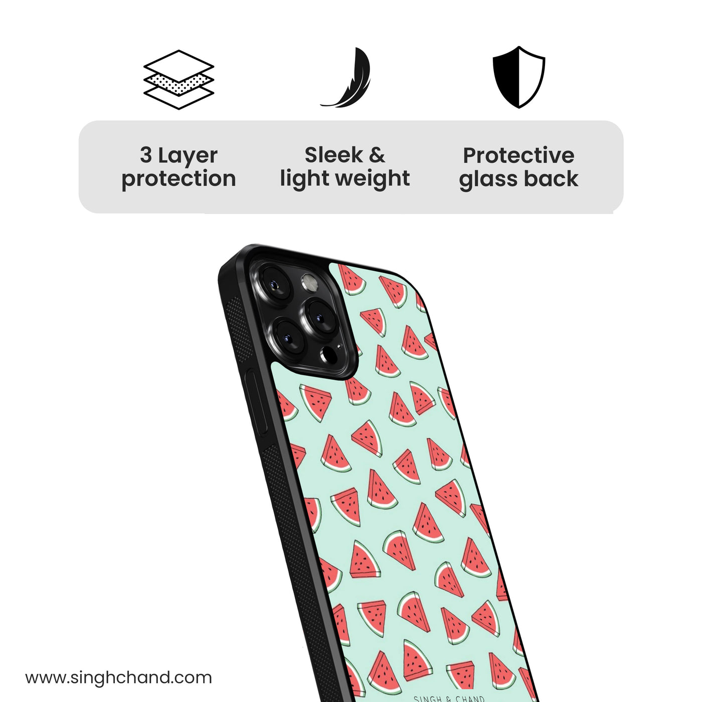 Watermelon Glass Phone Case