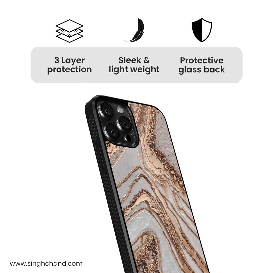 Cappuccino Glass Phone Case