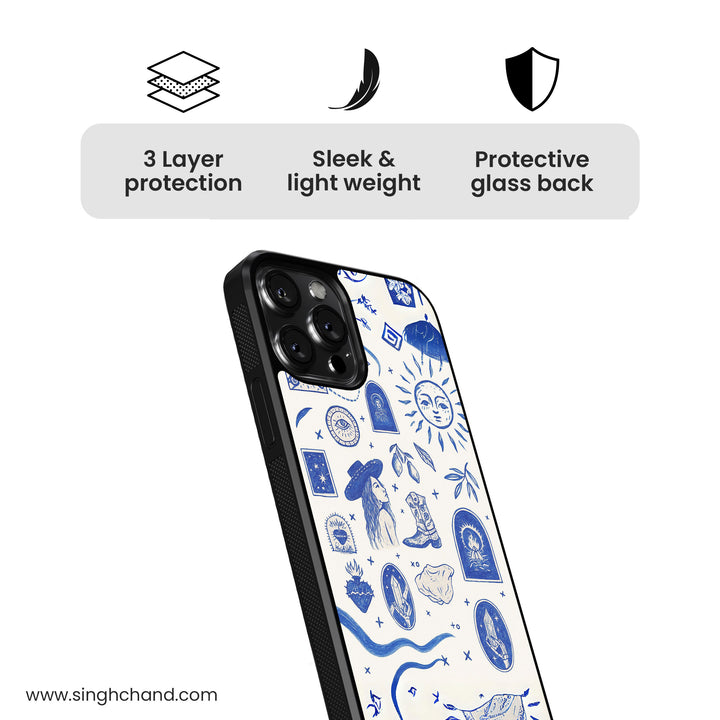 Mystic Rodeo Glass Phone Case