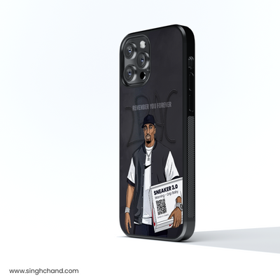 Sneaker 3.0 Limited Edition REMEMBER YOU FOREVER 2PAC Glass Phone Case