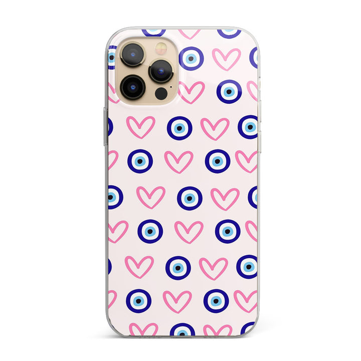 Hearts & Eyes Silicon Phone Case