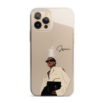 Boss Lady Personalised Name Silicon Phone Case