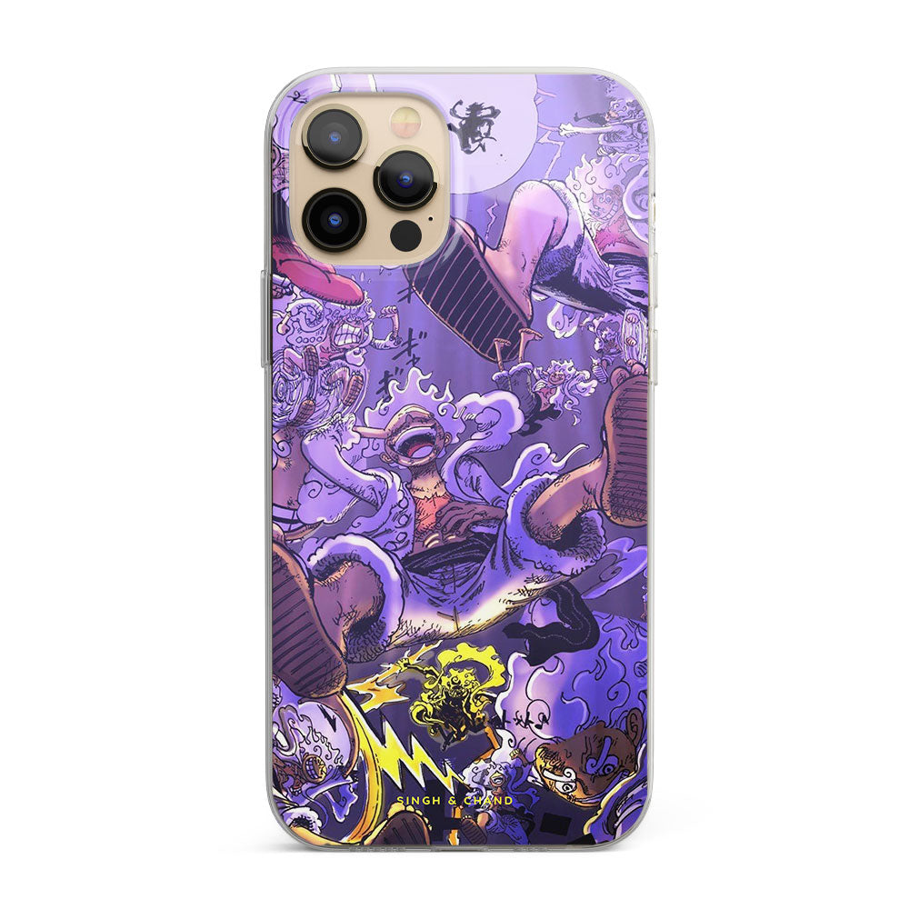 Gear 5 Luffy 2.0 One Piece Anime Silicon Phone Case