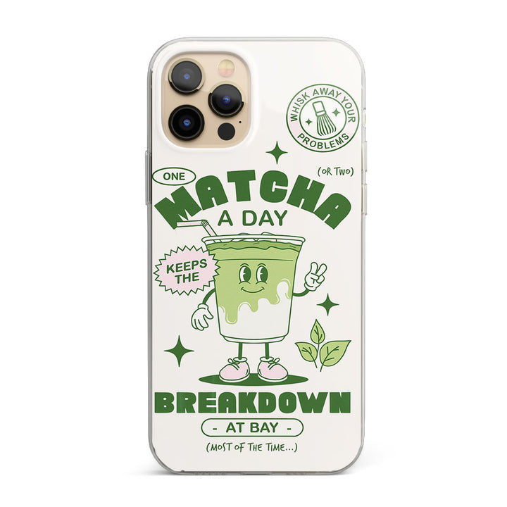 Matcha Breakdown Silicon Phone Case