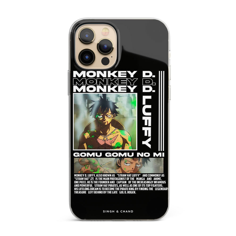 Luffy Impel Down Poison One Piece Anime Silicon Phone Case