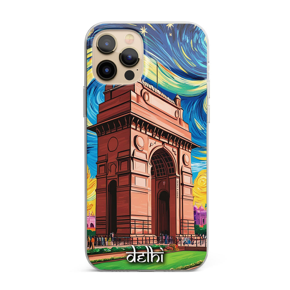 Delhi India Gate Iconic City Style Silicon Phone Case