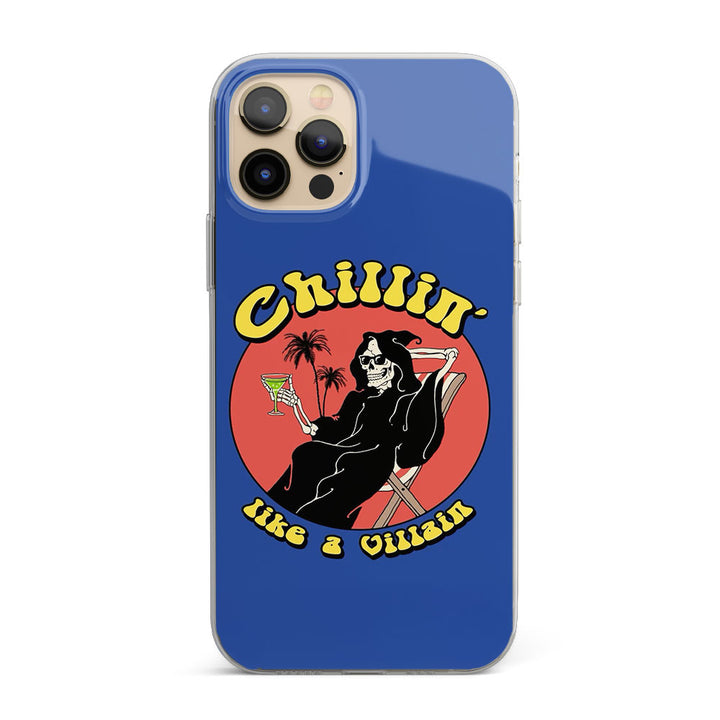 Chillin' like a villain Silicon Phone Case