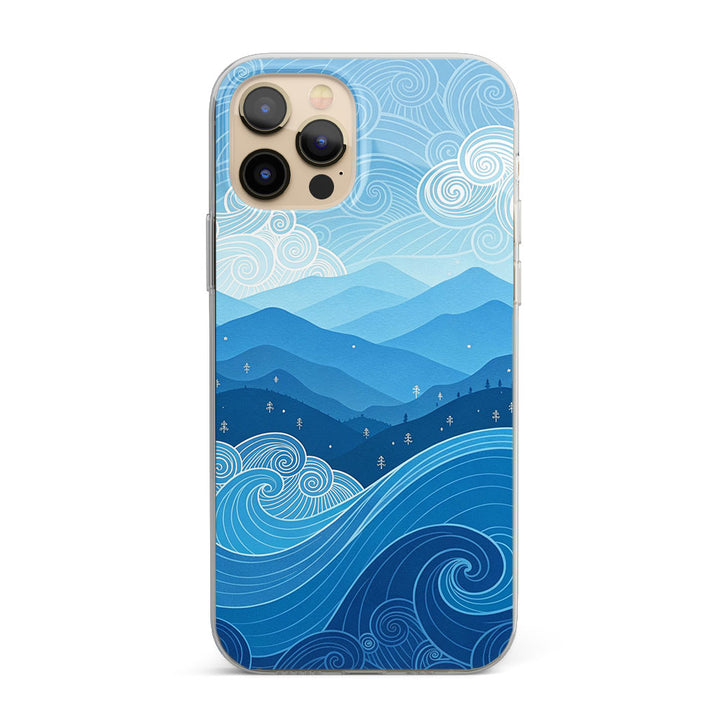 Drowning in Calm Silicon Phone Case