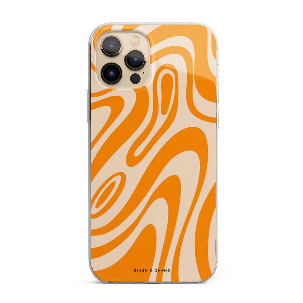 Citrus Swirl Silicon Phone Case