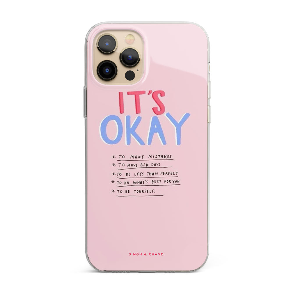 Self-Care Reminder Silicon Phone Case
