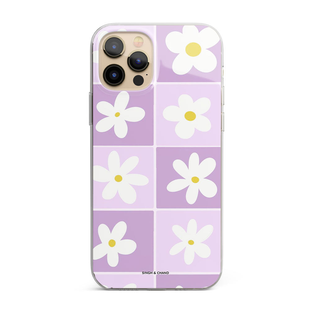 Blooming Squares Silicon Phone Case
