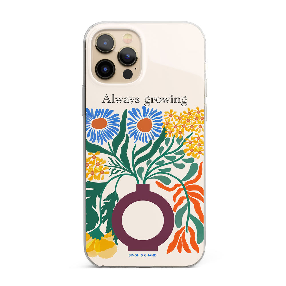 Always growing Silicon Phone Case