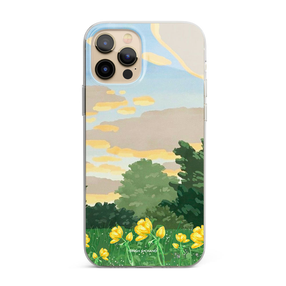 Cloud Meadow Silicon Phone Case