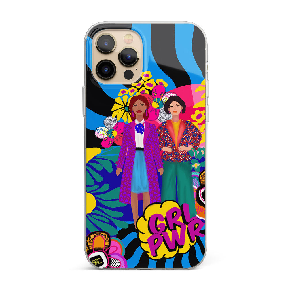 GRL PWR Empowerment Vibe Tribe Silicon Phone Case