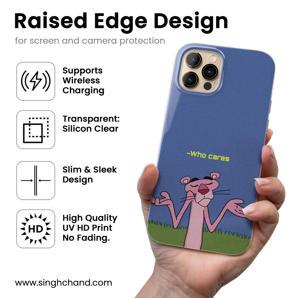 Who Cares Silicon Phone Case