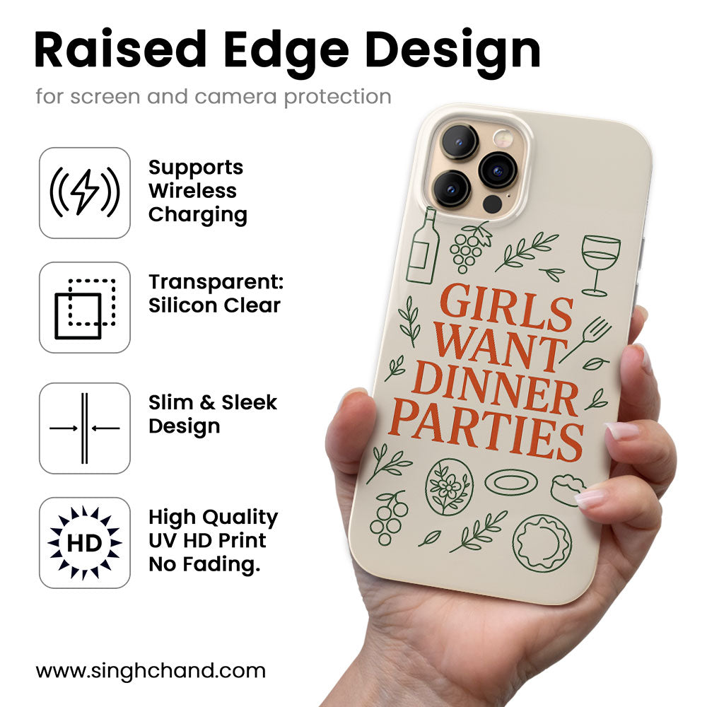 Dinner Over Drama Silicon Phone Case