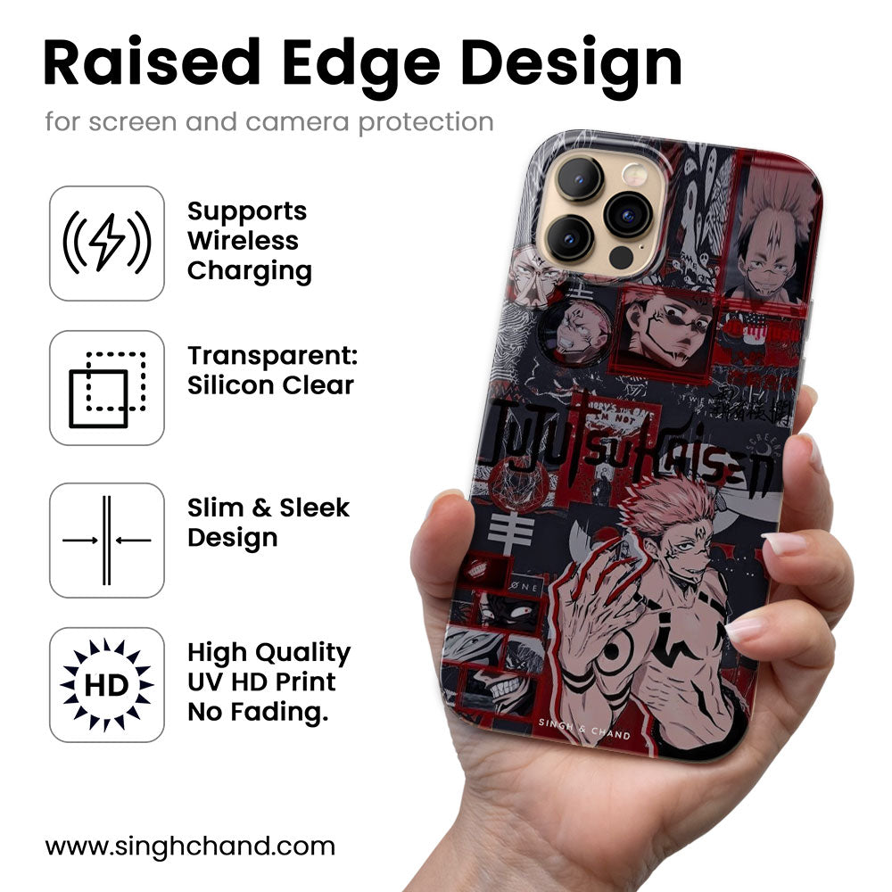 Sukuna 1.0 Jujutsu Kaisen Anime Silicon Phone Case