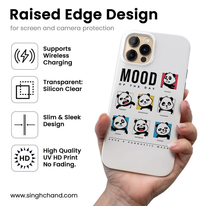 Panda Moodswings Silicon Phone Case