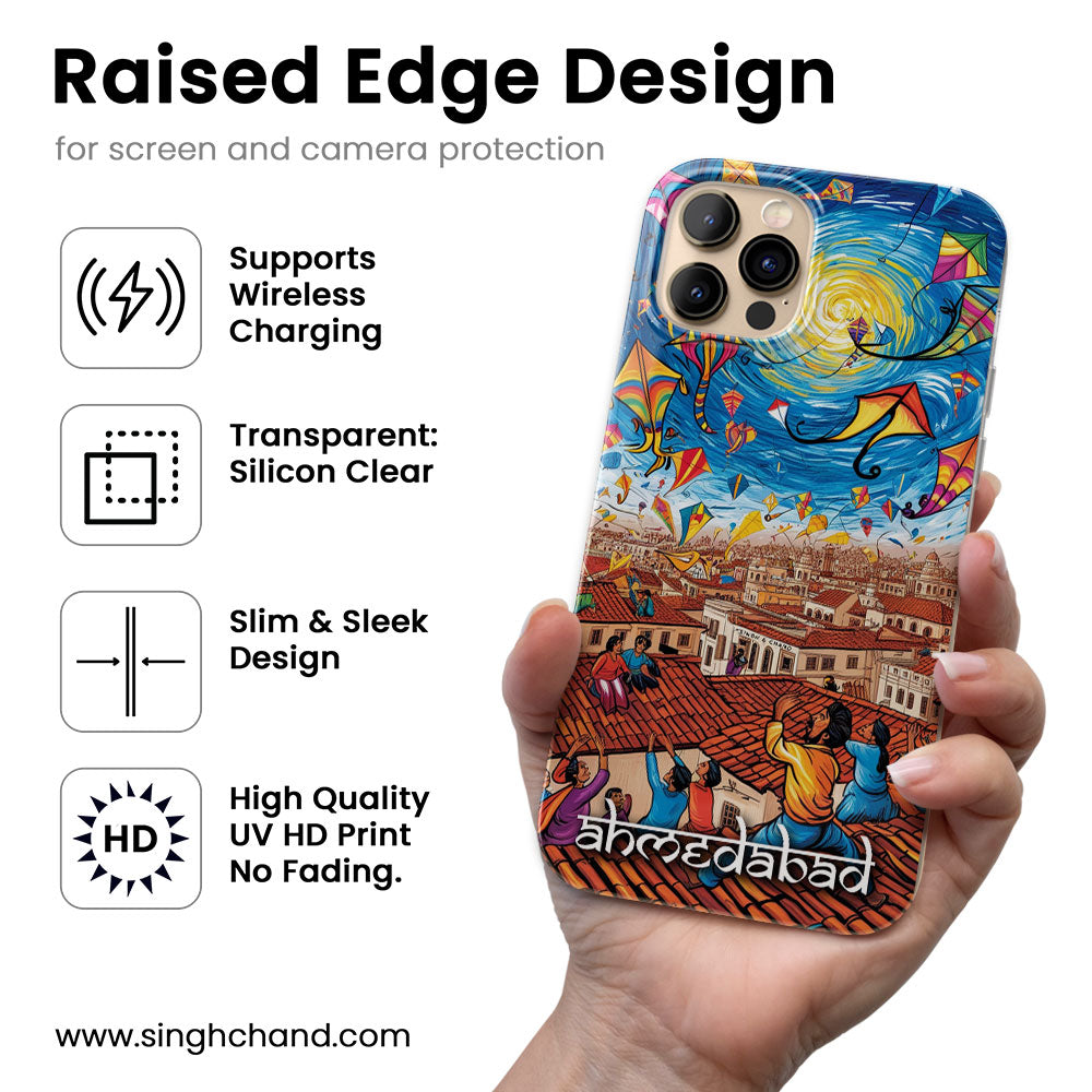 Ahmedabad Kite Festival City Style Silicon Phone Case