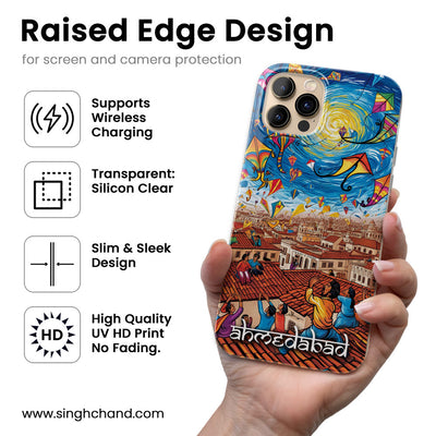 Ahmedabad Kite Festival City Style Silicon Phone Case