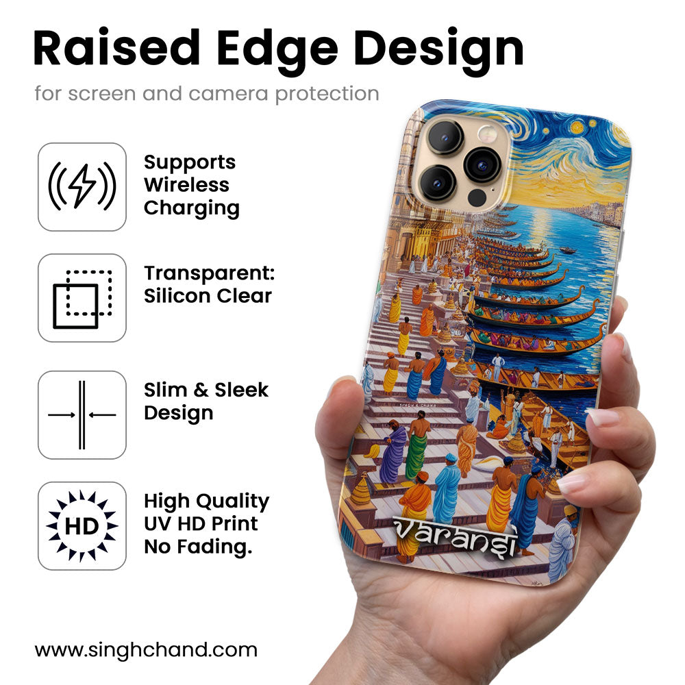 Varanasi Spiritual City Style Silicon Phone Case