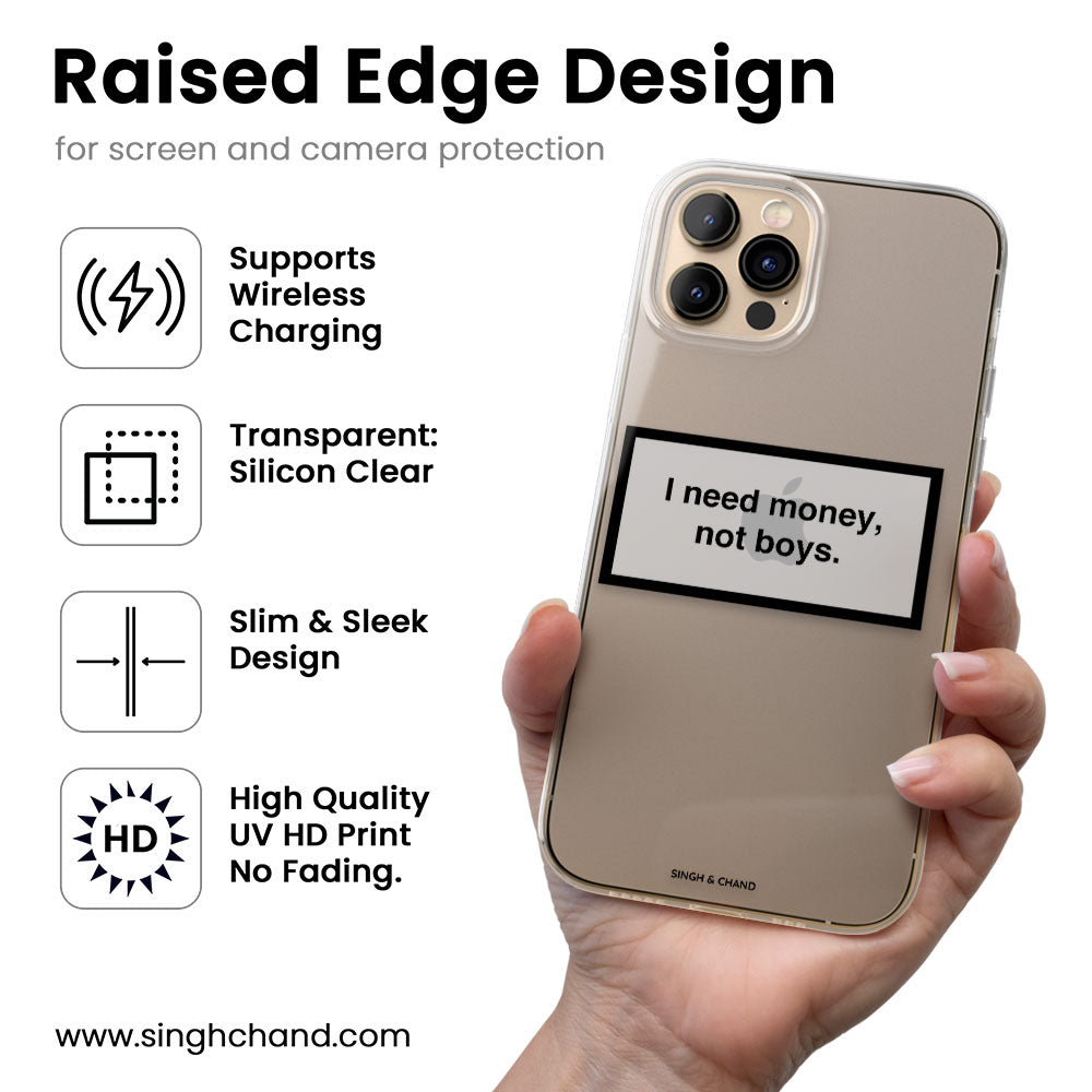 Need money Silicon Phone Case