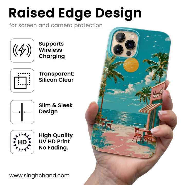 Vacation Blur Silicon Phone Case