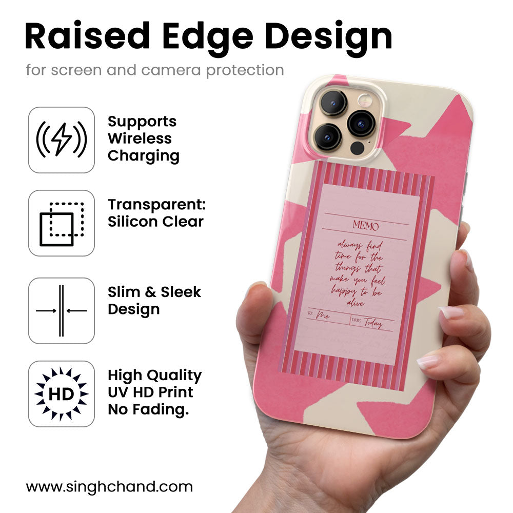 Memo to Self Silicon Phone Case