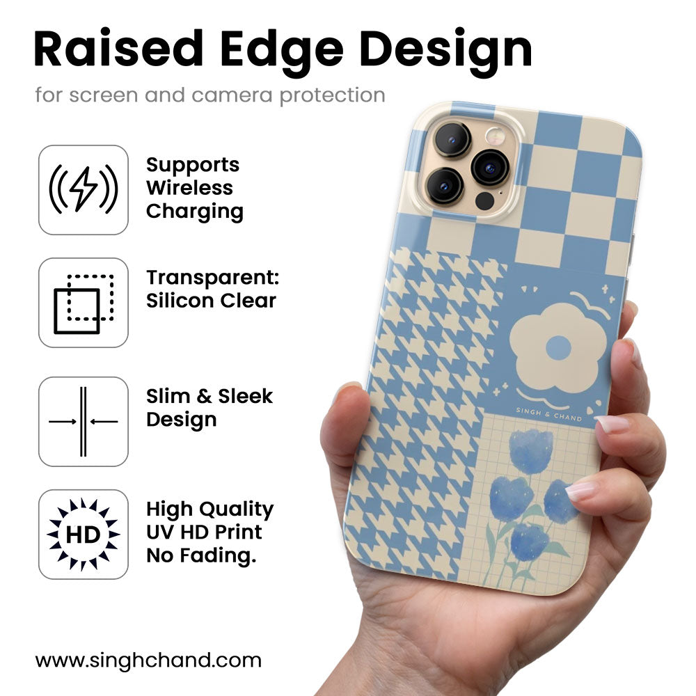 Blue Floral Dream 1.0 Silicon Phone Case