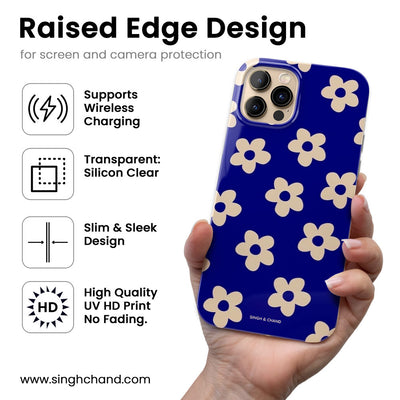 Pintrest inspired floral Silicon Phone Case