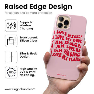 Body Positive Affirmations Silicon Phone Case