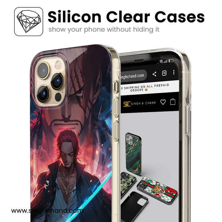 Shanks 1.0  One Piece Anime Silicon Phone Case